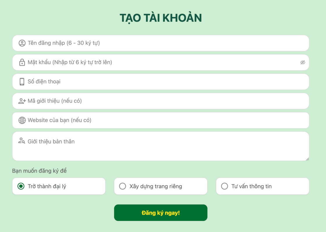 Cách đăng ký làm đại lý Lu88