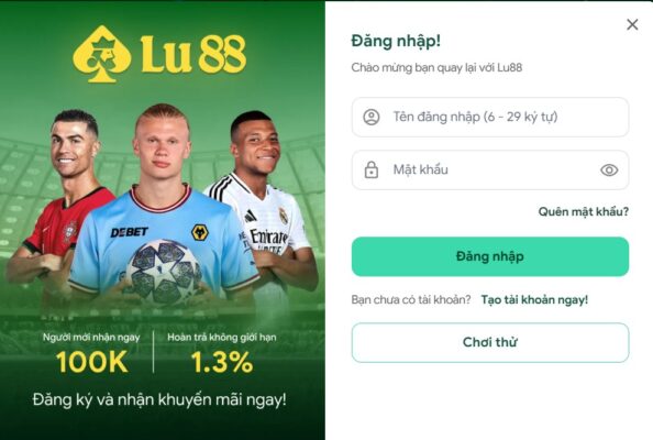 Hướng dẫn đăng nhập Lu88 trên điện thoại